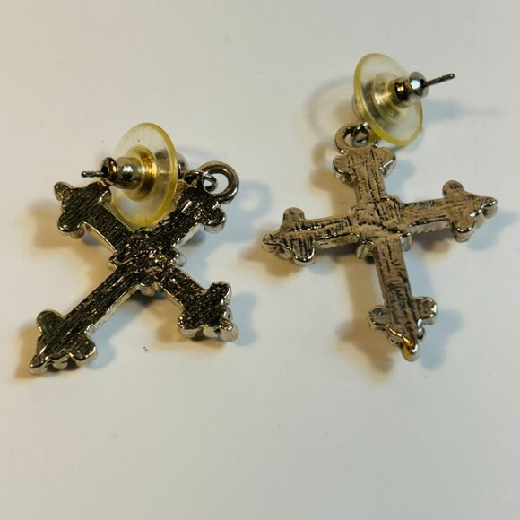 Y2K Fashion Earrings and Choker Mall Goth Romantic Soft Goth - Picture 10 of 11